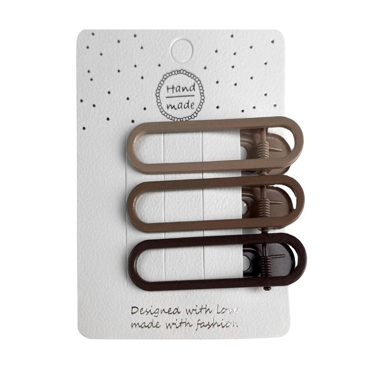 Набір заколок-зажимів для волосся Chacott Hair Set Clips, Beige, 6 см, 3 шт